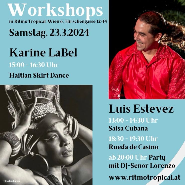 Karine Label afrikanischer Tanz Wien Workshop Ritmo Tropical