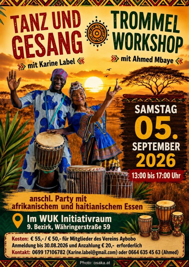 Trommel workshop Afro Trommelworkshop Wien